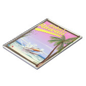 Aloha! Hawaï Vintage stijl reisposter Notitieboek (Linkerzijde)