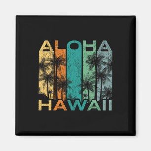 Aloha Hawaï Vintage Surfplank Magneet