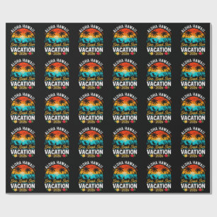 Aloha Hawaï Zee Zand Zon 2026 Cadeaupapier