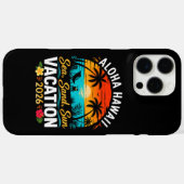 Aloha Hawaï Zee Zand Zon 2026 Case-Mate iPhone Case (Achterkant (horizontaal))