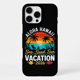 Aloha Hawaï Zee Zand Zon 2026 iPhone 16 Pro Max Hoesje