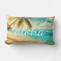 Aloha Hawaïaans  Briefkaart Tropische palmboom