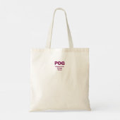 Aloha Hawaïaans Retro Fruit Roze Tote Bag (Achterkant)