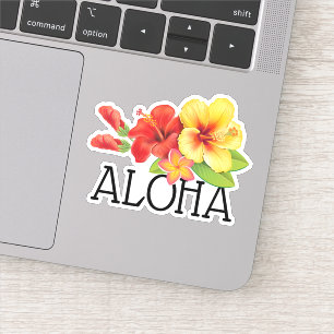 Aloha Hawaïaanse Bloemen Sticker