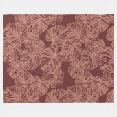 Aloha Hawaiaanse patroonprint Fleece Deken (Voorkant (Horizontaal))