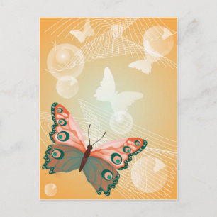 Aloha Hawaiaanse Vlinder Trouwliefde Kunst Bestemm Briefkaart