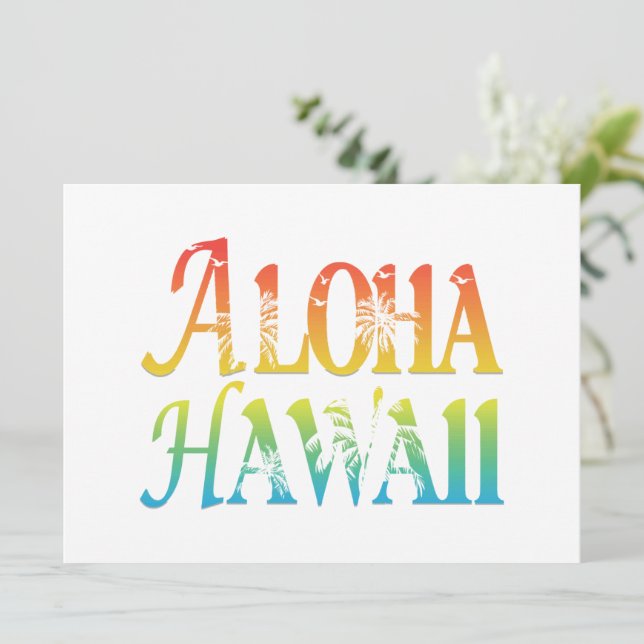 Aloha Hawaii (Staand voorkant)