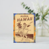 Aloha Hawaii!  Aankondigingskaart (Staand voorkant)