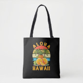 Aloha Hawaii Ananas Tote Bag (Voorkant)