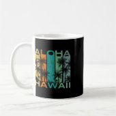 Aloha Hawaii Antieke Surfplank Koffiemok (Links)