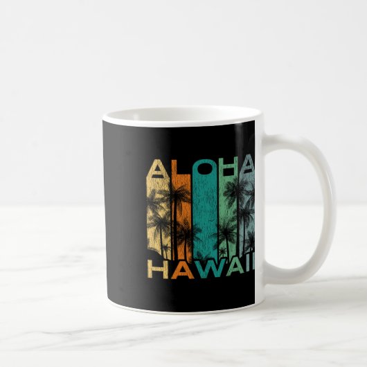 Aloha Hawaii Antieke Surfplank Koffiemok (Rechts)