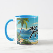 Aloha Hawaii Beach Souvenir Koffie Mok (Links)