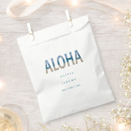 Aloha Hawaii Beach Tropische bestemming Bruiloft Bedankzakje