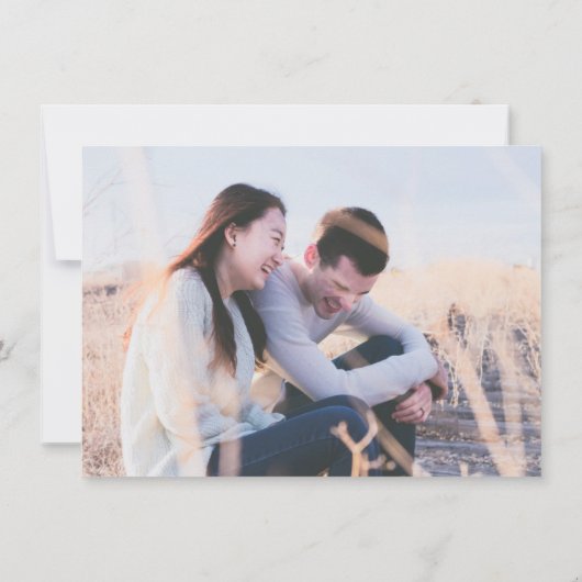 Aloha Hawaii Beach Trouwfoto Bewaar de datum Save The Date (Achterkant)