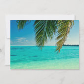 Aloha Hawaii Beach Wedding Bewaar de datum Save The Date (Achterkant)