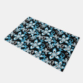 ALOHA HAWAII (BLACK/BLUE) DEURMAT (Schuin)