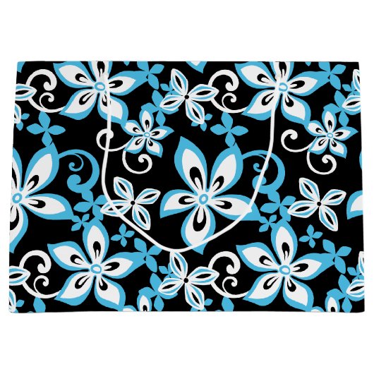 ALOHA HAWAII (BLACK/BLUE) GROOT CADEAUZAKJE (Voorkant)