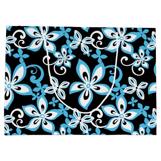 ALOHA HAWAII (BLACK/BLUE) GROOT CADEAUZAKJE (Achterkant)