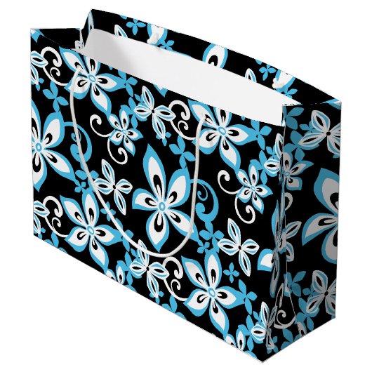 ALOHA HAWAII (BLACK/BLUE) GROOT CADEAUZAKJE (Achterkant Gekanteld)