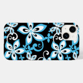 ALOHA HAWAII (BLACK/BLUE) Hoesje-Mate iPhone CASE (Achterkant (horizontaal))