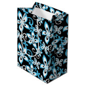 ALOHA HAWAII (BLACK/BLUE) MEDIUM CADEAUZAKJE (Achterkant Gekanteld)