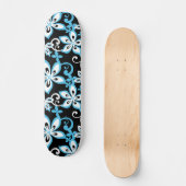 ALOHA HAWAII (BLACK/BLUE) PERSOONLIJK SKATEBOARD (Voorkant)