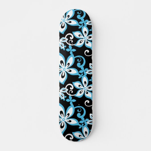 ALOHA HAWAII (BLACK/BLUE) PERSOONLIJK SKATEBOARD (Voorkant)