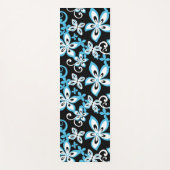 ALOHA HAWAII (BLACK/BLUE) YOGAMAT (Voorkant)