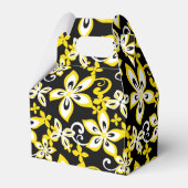 ALOHA HAWAII (BLACK/GEEL) BEDANKDOOSJES (Achterkant)