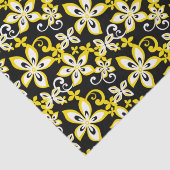 ALOHA HAWAII (BLACK/GEEL) TISSUEPAPIER (Detail)