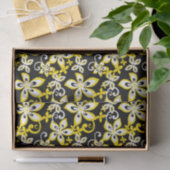 ALOHA HAWAII (BLACK/GEEL) TISSUEPAPIER (Geschenk)