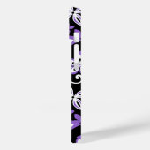 ALOHA HAWAII (BLACK/LAVENDER) Case-Mate iPhone CASE (Achterkant / Links)