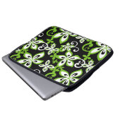 ALOHA HAWAII (BLACK/LIMOEN) Electronics Bag Laptop Sleeve (Voorkant onderkant)