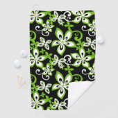 ALOHA HAWAII (BLACK/LIMOEN) GOLFHANDDOEK (Insitu)