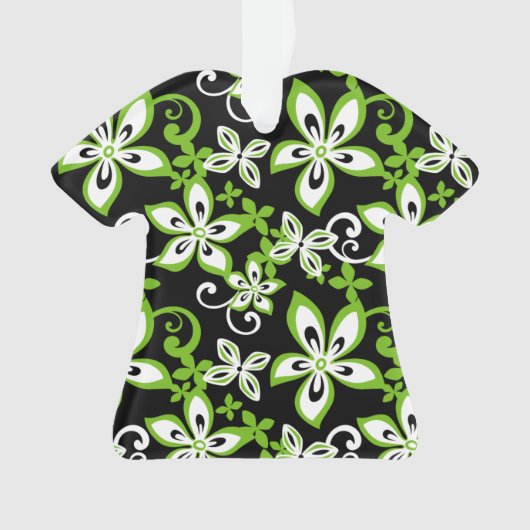 ALOHA HAWAII (BLACK/LIMOEN) ORNAMENT (voorkant)