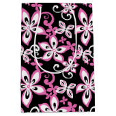ALOHA HAWAII (BLACK/PINK) Gift Bag Medium Cadeauzakje (Voorkant)