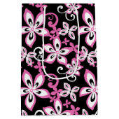 ALOHA HAWAII (BLACK/PINK) Gift Bag Medium Cadeauzakje (Achterkant)