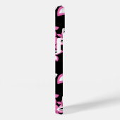 ALOHA HAWAII (BLACK/PINK) Hoesje-Mate iPhone CASE (Achterkant / Rechts)