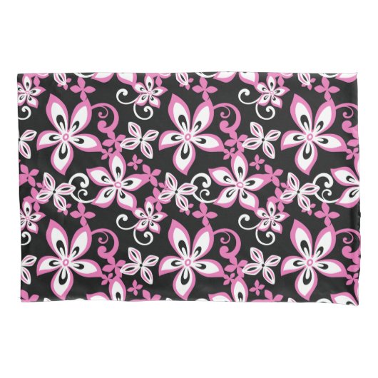 ALOHA HAWAII (BLACK/PINK) KUSSENSLOOP (Voorkant-Links)