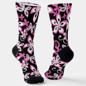 ALOHA HAWAII (BLACK/PINK) SOKKEN (Gebogen)