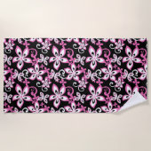 ALOHA HAWAII (BLACK/PINK) STRANDLAKEN (Voorkant)
