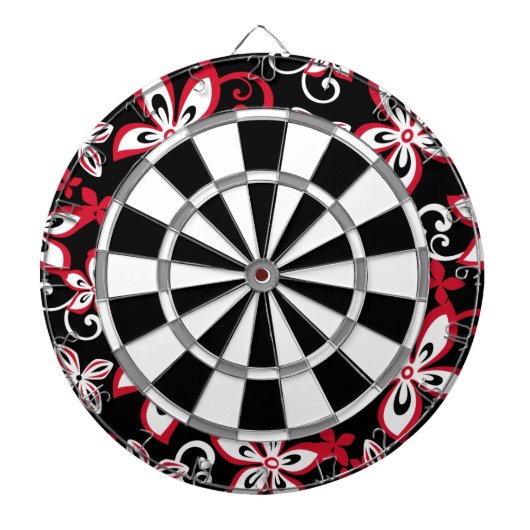ALOHA HAWAII (BLACK/RED) DARTBORD (Voorkant)