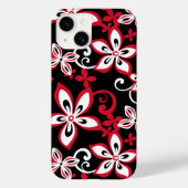 ALOHA HAWAII (BLACK/RED)-Hoesje-Mate iPhone CASE (Achterkant)