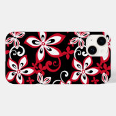 ALOHA HAWAII (BLACK/RED)-Hoesje-Mate iPhone CASE (Achterkant (horizontaal))