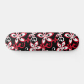ALOHA HAWAII (BLACK/RED) PERSOONLIJK SKATEBOARD (Horizontaal)