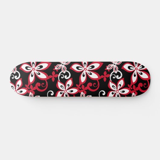 ALOHA HAWAII (BLACK/RED) PERSOONLIJK SKATEBOARD (Horizontaal)