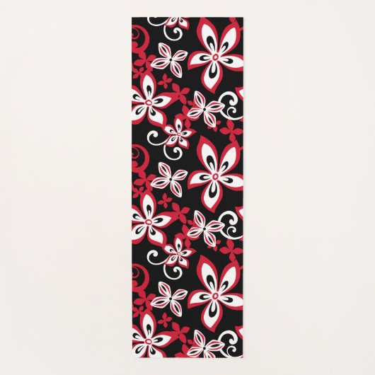 ALOHA HAWAII (BLACK/RED) YOGAMAT (Voorkant)