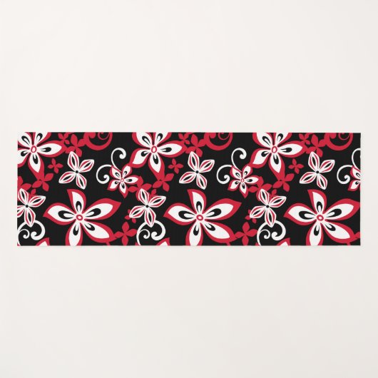 ALOHA HAWAII (BLACK/RED) YOGAMAT (Voorkant (horizontaal))