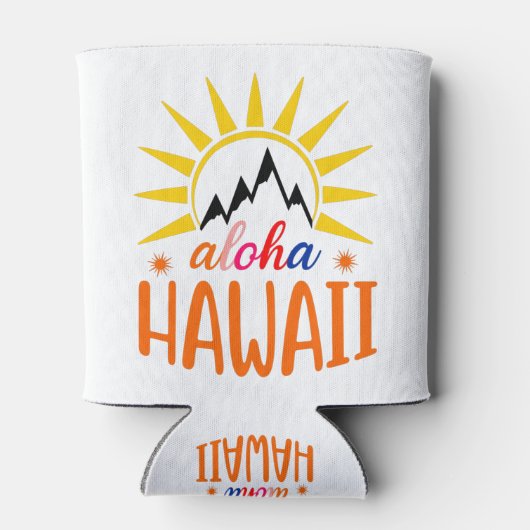 Aloha Hawaii Blikjeskoeler (Achterkant)