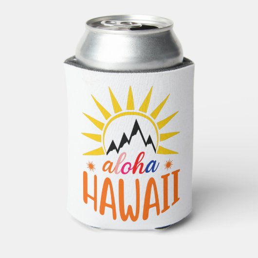 Aloha Hawaii Blikjeskoeler (Blikje Achterkant)